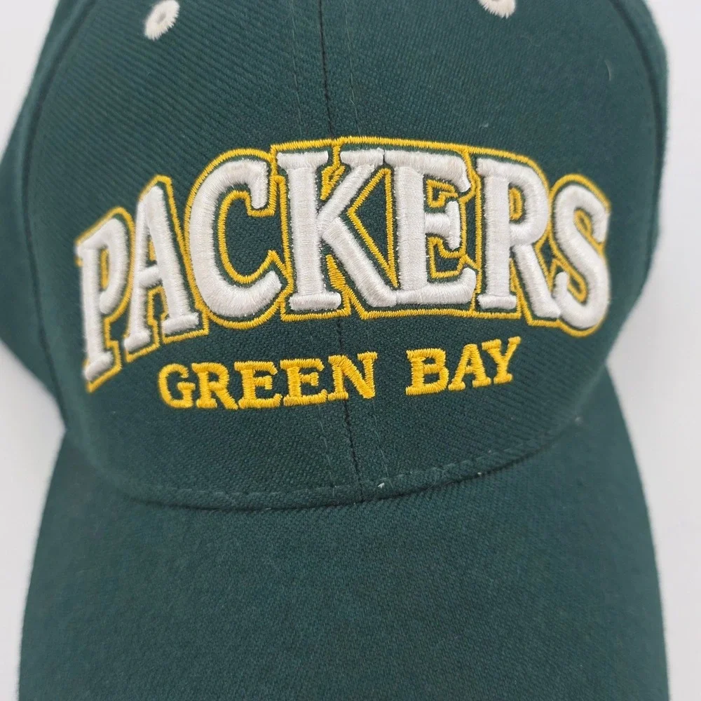 VINTAGE 90S GREEN BAY PACKERS HAT TWINS ENTERPRISES EMBROIDED GREEN NFL SPELLOUT
